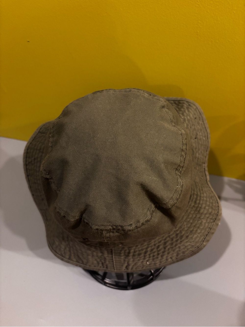 Wide Brim Bucket Hat in Olive Green0501 - Picture 5 of 10